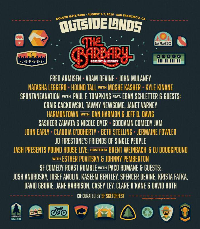 Outside Lands comedy