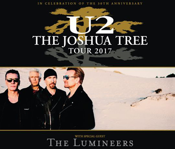 U2, Bono, The Edge, The Joshua Tree, Joshua Tree 2017 Tour