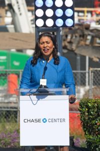 Chase Center, London Breed