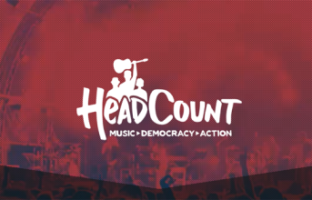 Register to vote at a concert by text message with HeadCount