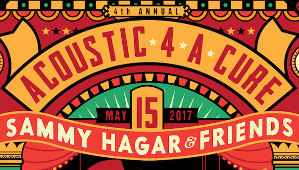 Sammy Hagar, James Hetfield announce annual Acoustic-4-A-Cure lineup