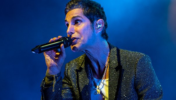 Perry Farrell gets lighthearted with the Kind Heaven Orchestra at the Fillmore