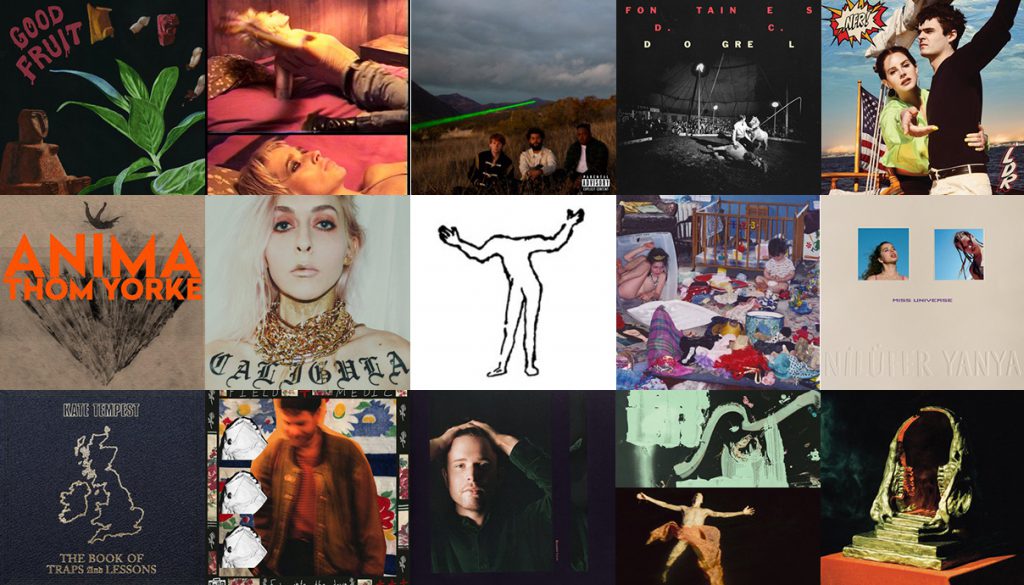 Thom Yorke, King Gizzard & The Lizard Wizard, Sharon Van Etten, Lana Del Rey, A.A. Bondy, Injury Reserve, TEEN, Nilüfer Yanya, Field Medic, Kate Tempest, FONTAINES D.C., TR/ST, Boy Harsher, James Blake, Lingua Ignota