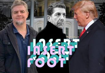 Insert Foot: President Trump and the art of not getting art, or irony