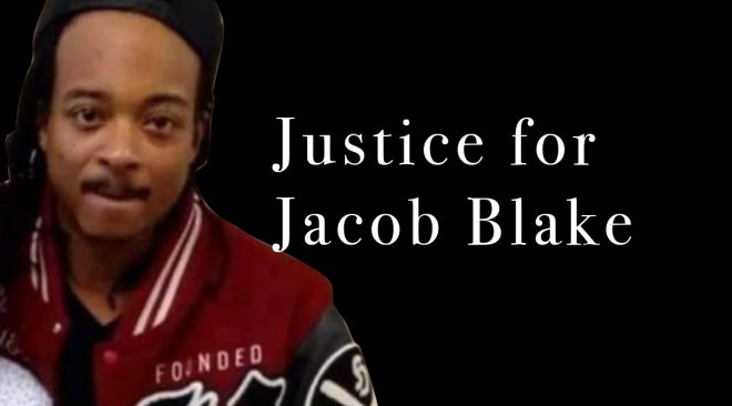 REWIND kneeling in protest for Jacob Blake