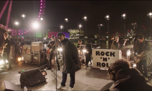 Liam Gallagher, London, London Eye, Tower Bridge, River Thames