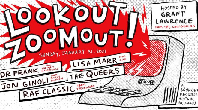 Lookout! Zoomout will reunite Lookout! Records artists online