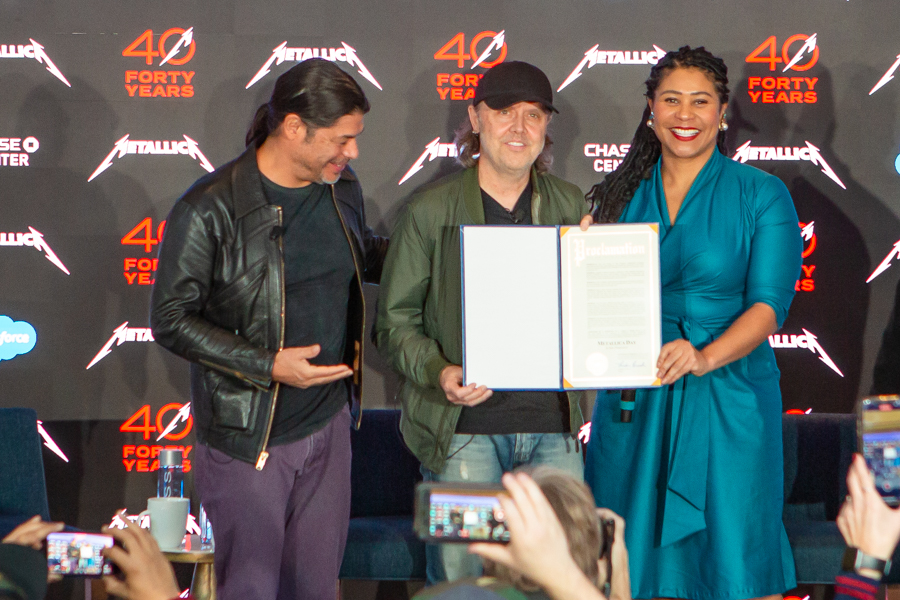 Metallica, Metallica, Robert Trujillo, Lars Ulrich, London Breed,