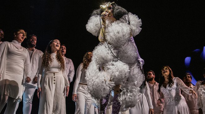 REVIEW: Björk makes a plea for 'Utopia' at Chase Center 'Cornucopia' show