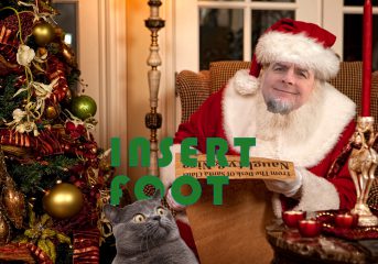 Insert Foot and his cat make a Christmas playlist