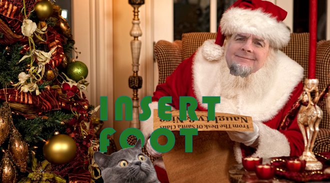 Insert Foot and his cat make a Christmas playlist