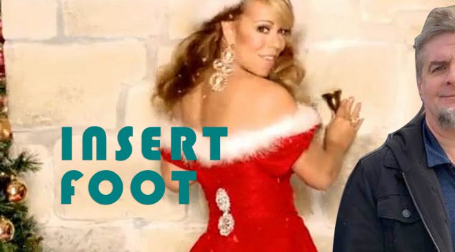 Insert Foot: Mariah Carey's holiday gift that keeps on giving