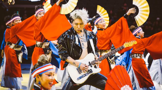 Warriors welcome guitar hero Miyavi on Japanese Heritage Night