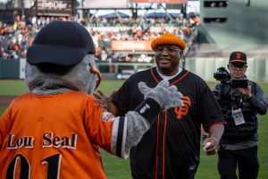 E-40, Oracle Park, San Francisco Giants, Lou Thiel