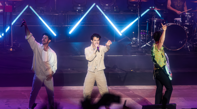 Jonas Brothers ramp up for tour at Wild 94.9's WAZZMATAZZ, with Kim Petras and Conan Gray