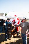 Santa on a pony