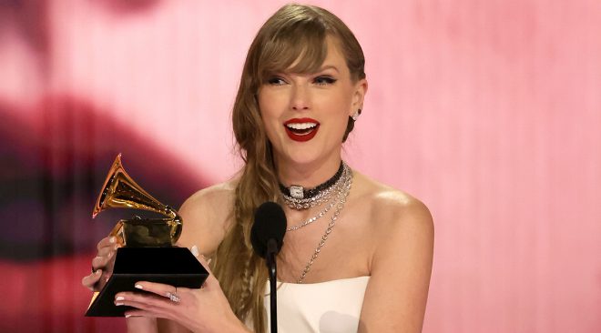 Grammy Awards spread the wealth and diversify as Taylor Swift makes history