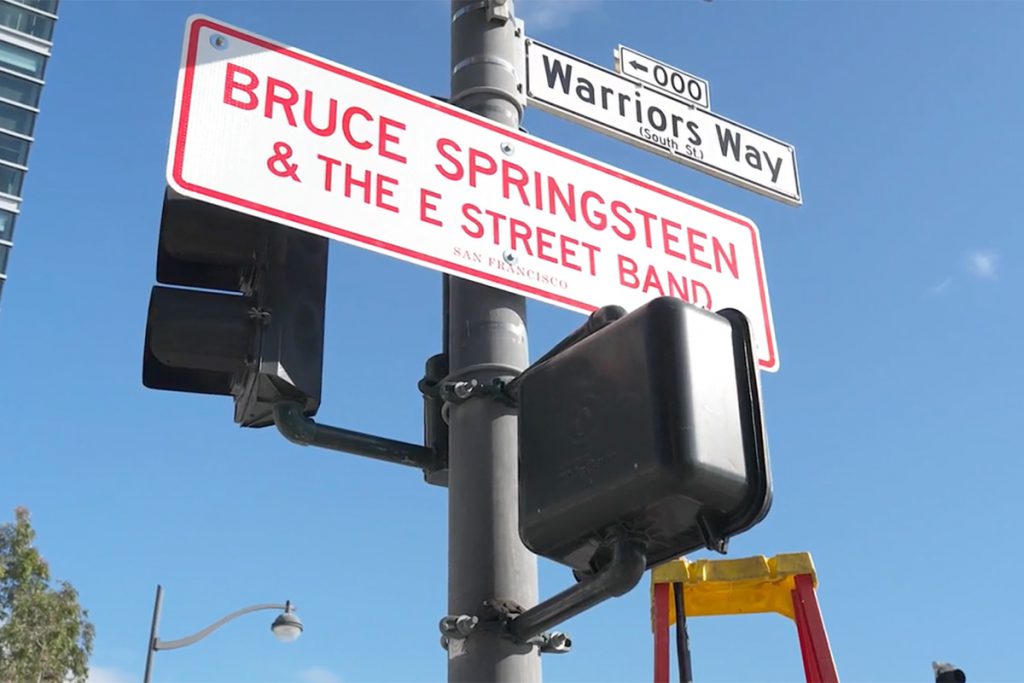 Bruce Springsteen, SFMTA signs