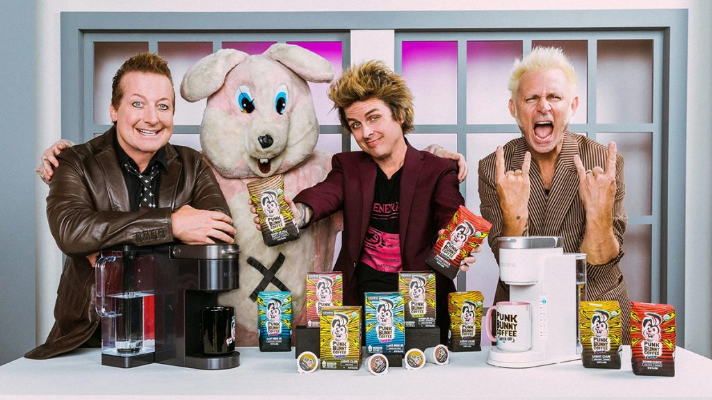 Green Day Punk Bunny Coffee