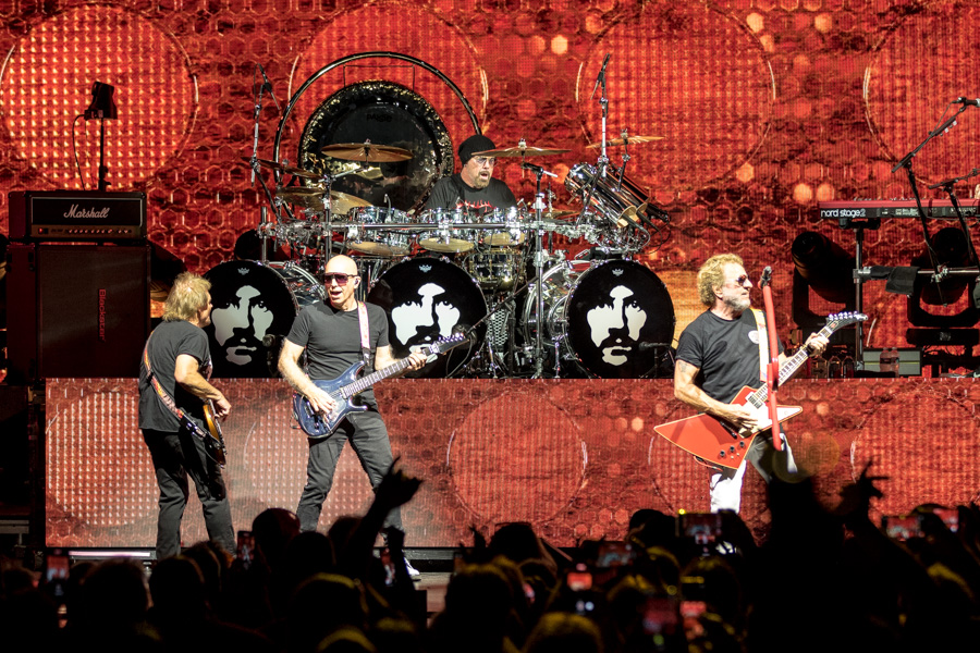 Sammy Hagar, Joe Satriani, Michael Anthony, Jason Bonham