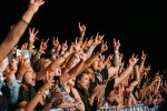 Aftershock Festival in Sacramento, crowd, devil horns