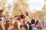 Aftershock Festival in Sacramento, crowdsurfer